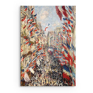 [모네] 1878년 6월 30일, 축제가 열린 파리의 몽토르게이 거리
