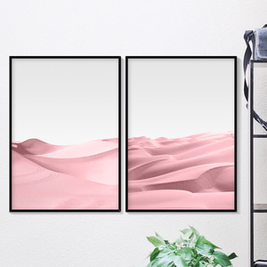 pink desert photo 인테리어포스터